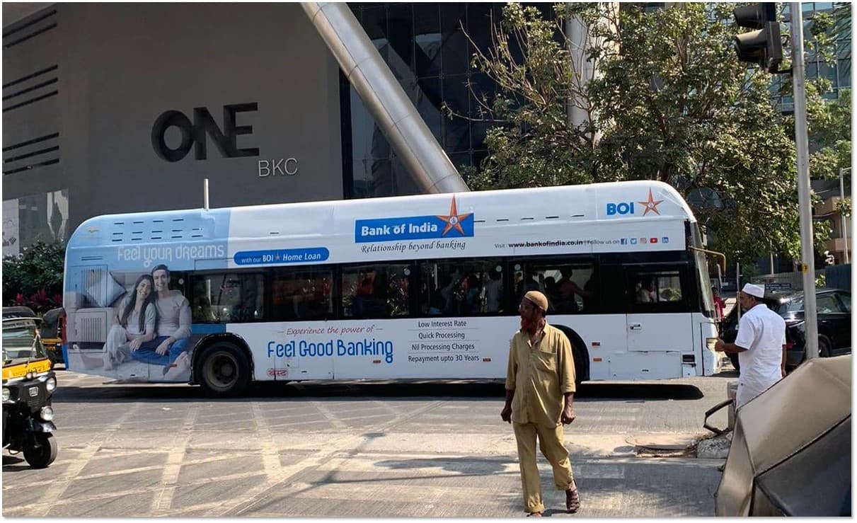 Full bus wrap BKC corridor